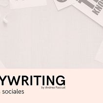 Mi proyecto del curso: Copywriting para redes sociales. Een project van Schrijven, Cop, writing, Social media y Communicatie van Andrea Pascual - 07.03.2023