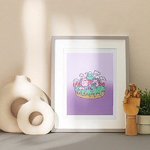 Kawaii DragoFam . Design de caractere, Ilustrație digitală & Ilustrație tradițională de Lizeth Granados - 03.08.2023