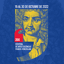 2do. Festival de Artes Escénicas Franco-Venezolano . Desain Grafis, Desain Editorial, Media Sosial, Retouching Foto, Kreativitas, Dan Desain Poster proyek oleh Monica Sanz LLovell - 03.16.2023