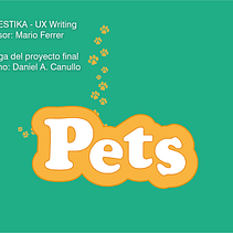 Mi proyecto del curso: Introducción al UX Writing. UX / UI, Information Design, Cop, writing, and App Design project by Daniel Canullo - 03.25.2023