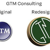 Logo Redesign: GMT Consulting. Un proyecto de Diseño, Br, ing e Identidad, Diseño gráfico y Diseño de logotipos de Pattie McNab - 23.02.2024