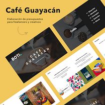 Café Guayacán: Elaboración de presupuestos para freelancers y creativos. Consultoria criativa, Gestão de design, Marketing, e Business projeto de Guillem Botifoll - 28.03.2023