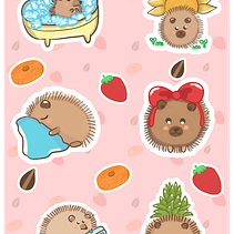 Mi proyecto del curso: Ilustración kawaii: crea personajes encantadores. Projekt z dziedziny Trad, c, jna ilustracja, Projektowanie postaci i Manga użytkownika Mysuel A - 14.04.2023