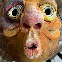 Máscara de diablo: Álamo. Arts, Crafts, Art Direction, and Sculpture project by Edgar Véjar - 04.21.2023