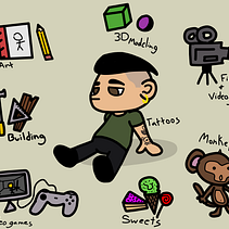 Me and what I like. Un proyecto de Diseño y Dibujo artístico de Dillon Audit - 21.04.2023