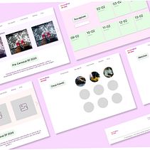 First screens on Figma/Primeiras telas no Figma. Un proyecto de Diseño Web y UX / UI de Fernanda Marques - 24.04.2023