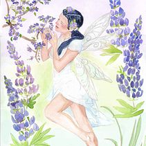 Mein Abschlussprojekt für den Kurs: Märchenillustration mit Aquarell. Traditional illustration, Painting, Drawing, Digital Illustration, and Watercolor Painting project by Sonja Grambow - 04.30.2023