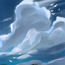 Landscape  . Ilustrasi tradisional proyek oleh Katerina Kokish - 05.09.2023