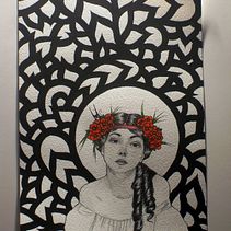 The Poppies Study Series. Un projet de Illustration traditionnelle, Dessin, Dessin de portrait , et Dessin artistique de Belmira Silva - 21.05.2023