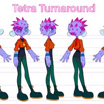 Character Design - Punkfish . Character Design project by Morgan Burgener - 05.29.2023
