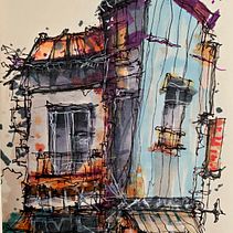 Mi proyecto del curso: Dibujo arquitectónico expresivo con marcadores de colores . % Dana Zamudio tarafından hazırlanan Eskiz çizimi, Çizim, Mimari İllüstras, on, Eskiz defteri, Mürekkep İllüstras, Ve onu projesi - 06.06.2023