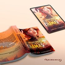 Book Cover: As Andorinhas de Um Continente em Chamas. Un proyecto de Ilustración tradicional, Ilustración digital e Ilustración editorial de Marianna Correia - 07.06.2023