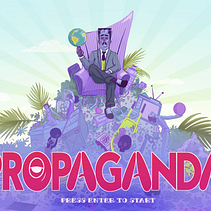 Propaganda a video game project. Un proyecto de Ilustración tradicional, Diseño, Diseño de personajes, Dirección de arte, UX / UI y Animación de léa Ennaji - 10.06.2023