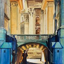 Il Passo. Un proyecto de Pintura a la acuarela de Heather Rippert - 03.06.2023