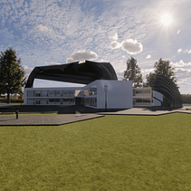 Escuela de literatura y biblioteca de las artes . Un projet de Design  , et Architecture de Karime Rocha - 17.06.2023