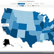 Insights - Visualization experience for mortgage data. Design, Information Design, Interactive Design, App Design, and Digital Product Design project by Karl Mochel - 03.14.2020