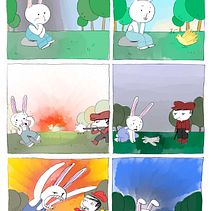 Mi proyecto del curso: Introducción a la psicología del color: la narrativa cromática. Un proyecto de Ilustración tradicional, Bellas Artes, Pintura, Pintura a la acuarela, Ilustración infantil, Narrativa y Teoría del color de Georgia Yusfille Holguín Moreno - 13.07.2023