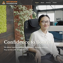 Beckham Foundation. Un projet de Webdesign, UX / UI, Stratégie de marque , et SEO de Christian Lee - 26.01.2023