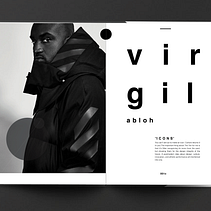Virgil Abloh Magazine . Art Direction, and Graphic Design project by Dario Ramírez - 02.03.2022