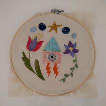 Mi proyecto del curso: Bordado contemporáneo con puntos tradicionales mexicanos. Un proyecto de Artesanía, Bordado, Tejido y Diseño textil de Sergio Coy - 20.07.2023