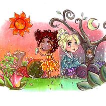 Concept Art for Children's Book. Un projet de Illustration traditionnelle , et Conception de personnages de Kathryn Melkjorsen - 06.08.2023