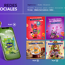 Titán Redes sociales. Social Media Design project by Manuel Jiménez González - 09.07.2023