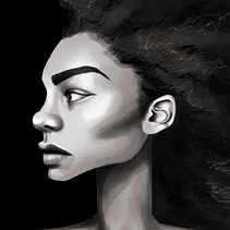 Estudo baseado em fotografia. Een project van Traditionele illustratie,  Digitaal schilderij y  Portrettekening van Sarah Pinheiro - 11.09.2023