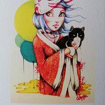 Ilustración análoga . Un projet de Illustration traditionnelle de Diana Peña - 16.09.2023