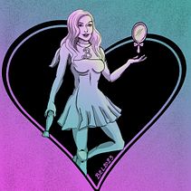 My project for course: Female Character Design for Comics. Projekt z dziedziny Projektowanie postaci, Komiks,  R i sunek użytkownika Inksicive - 27.08.2023