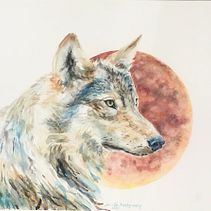 My project for course: Expressive Animal Portraits in Watercolor Ein Projekt aus dem Bereich Traditionelle Illustration, Aquarellmalerei, Realistische Zeichnung und Naturalistische Illustration von Aimee Montgomery - 05.10.2023