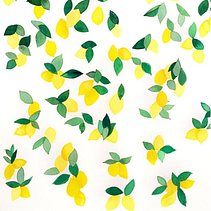 Lemon Tree. Traditional illustration, Watercolor Painting, Painting, and Textile Design project by Dimitra Polychronis - 10.10.2023