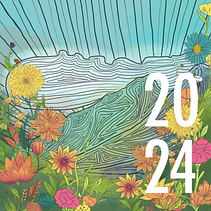 Portadillas Ilustradas para Planner Profesores 2024. Un proyecto de Diseño e Ilustración digital de Carolina D. Pinto - 18.10.2023