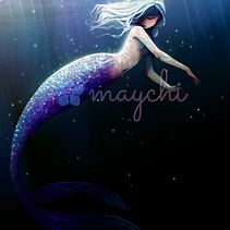 Admiration of light. Een project van Digitale illustratie y  Digitaal schilderij van Maja Jenko - 30.10.2023