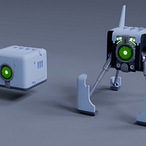 Meu projeto do curso: Introdução à modelagem hard surface. Projekt z dziedziny 3D i  Modelowanie 3D użytkownika Ricardo Pitta - 09.11.2023