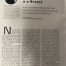 A Nova Ordem Internacional e o Brasil Ein Projekt aus dem Bereich Sachtexte von Maria De Carli - 26.11.2023