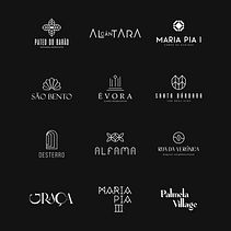 Properties Logos. Logo Design, Br, ing, Identit, and Design project by Cátia Carvalho - 11.27.2023