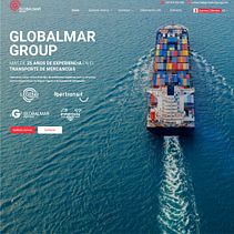 Maqueta web Globalmar Ein Projekt aus dem Bereich Digitales Design, Webdesign, Webentwicklung, UX / UI und Programmierung von Víctor Garrido - 12.12.2023
