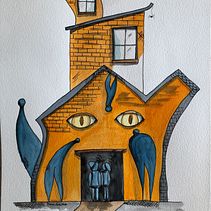 Mi proyecto del curso: Relatos ilustrados: de la idea al papel. Traditional illustration, Fine Arts, Painting, Pencil Drawing, Drawing, Watercolor Painting, Children's Illustration, and Narrative project by Daniel Gauna - 01.06.2024