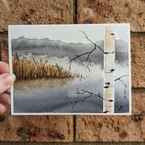 My project for course: Atmospheric Landscapes in Watercolor . Un proyecto de Bellas Artes, Pintura y Pintura a la acuarela de Carmen Leigh - 12.01.2024