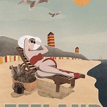 My project for course: Analog-Style Digital Illustration with Procreate - Zeeland. Ilustração tradicional e Ilustração digital projeto de Stefan Vogels - 13.01.2024