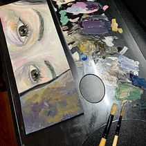 Project: Painting Eyes with Oil for Vibrant Portraits Ein Projekt aus dem Bereich H, werk, Bildende Künste, Malerei, Skizzenentwurf, Kreativität, Porträtfotografie und Concept Art von Cariely Naara - 11.01.2024