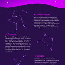 ASTRA - app de astronomia: Design de produto digital com Lean e UX. Un progetto di UX / UI, Web design, Design per smartphone e Design digitale di Stela Brenda Lima Grilo - 17.01.2024