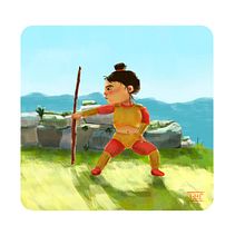 Study of light and color with Samuel Smith's course, from my little Nakama. I hope you like it! Ein Projekt aus dem Bereich Design von Figuren, L, schaftsbau und Malerei von Jael Gonzalez - 16.01.2024