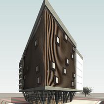 Mi proyecto del curso: Modelado de edificios paramétricos con Revit. Un proyecto de 3D, Arquitectura, Arquitectura interior, Modelado 3D, Arquitectura digital y Visualización arquitectónica de Jesus Antonio Lomas Barboza - 27.01.2024