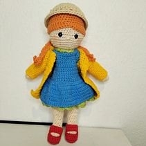 Mi proyecto del curso: Amigurumi: diseño de ropa, pelo y complementos . % Karina Miranda tarafından hazırlanan Sanat ve El Sanatları, O, uncak Tasarımı, El, af Sanatları, Tığ işi, Amigurumi, Ve Tekstil Tasarımı projesi - 02.01.2024