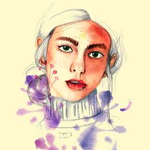 Retrato enero 2024. Un projet de Illustration traditionnelle, Aquarelle , et Dessin de portrait de Aranzazú Reverte - 08.02.2024