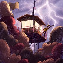 Meu projeto do curso: Ilustração digital cinematográfica com Photoshop. Projekt z dziedziny Trad, c, jna ilustracja, Ilustracja c, frowa i Concept art użytkownika Hélder Barbosa - 15.10.2023