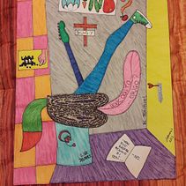 Busy Mind Ein Projekt aus dem Bereich Zeichnung, Concept Art und Artistische Zeichnung von mimiontheradio - 15.02.2024