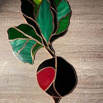 mini staind glass  . % Zuzanna Mikołajczyk tarafından hazırlanan Sanat ve El Sanatları projesi - 02.19.2024