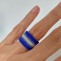 Aprendiendo miyuki. Jewelr, and Design project by Carolina Salazar Ocampo - 02.23.2024